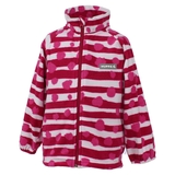 Кофта Huppa Berrie, фліс, р.110, рожевий з білим (1501BASE-63363-110) - Pampik