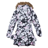 Термопальто Huppa Whitney, р.134, білий з чорним (12460030-81620-134) - Pampik - 2