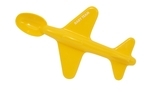 Подарок! Ложка-самолет Baby Team, желтый (6108) - Pampik