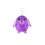 М'яка іграшка-брелок Shimmeez Добрий песик, 9 см, бузковий (SMZ01000D) - Pampik