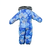Термокомбінезон Huppa Reggie 1, р.80, синій (36020130-83235-080) - Pampik - 4