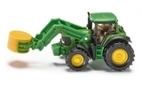 Трактор Siku John Deere, із захопленням для тюків (1379) - Pampik