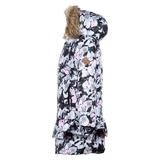 Термопальто Huppa Whitney, р.128, белый с черным (12460030-81620-128) - Pampik - 2