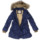 Термокуртка Huppa Rosa 1, р.122, темно-синій (17910130-70086-122) - Pampik - 4