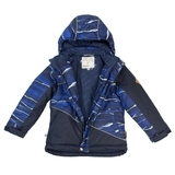 Термокуртка Huppa Alex 1, р.116, синий с черным (17800130-82686-116) - Pampik - 4