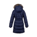 Пальто-пуховик Huppa Yasmine, р.128, темно-синий (12020055-70086-128) - Pampik - 3