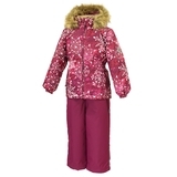 Термокомплект Huppa Wonder, р.122, бордовий (41950030-82034-122) - Pampik