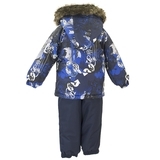 Термокомплект Huppa Avery, р.104, темно-синій (41780030-82886-104) - Pampik - 3