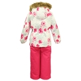 Термокомплект Huppa Wonder, р.116, рожевий з білим (41950030-81920-116) - Pampik - 3