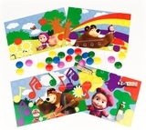 Настільна дитяча гра Ravensburger Колоріно Маша і Ведмідь (21192) - Pampik - 3