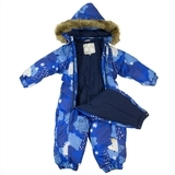 Термокомбінезон Huppa Keira, р.68, синій (31920030-83335-068) - Pampik - 2