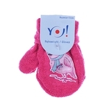 Рукавиці YO! Пташка, з добавкою вовни, р.10, малиновий (R-122A) - Pampik - 2