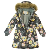 Термопальто Huppa Yacaranda, р.116, серый (12030030-81948-116) - Pampik - 3