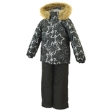Термокомплект Huppa Winter, р.116, чорний (41480030-83409-116) - Pampik