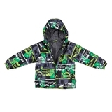 Термокуртка Huppa Classy, р.110, черный с зеленым (17710030-818-110) - Pampik - 4
