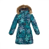 Термопальто Huppa Yacaranda, р.110, темно-синій з зеленим (12030030-82066-110) - Pampik