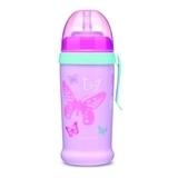 Пляшка для води та напоїв Canpol Babies Butterfly, 350 мл (56/515_pin) - Pampik