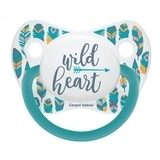 Силіконова анатомічна пустушка Canpol Babies Wild Nature, бірюзовий, 6-18 міс. (23/286_tur) - Pampik