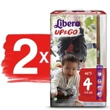 Набір підгузків-трусиків Libero Up&Go 4 (7-11 кг), 92 шт. (2 уп. по 46 шт.) - Pampik - 2