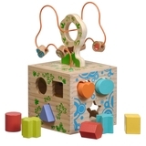 Развивающая игрушка Игрушки из дерева Логический кубик (Д014) - Pampik