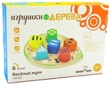 Розвиваюча іграшка-сортер Іграшки з дерева Веселі жуки (Д409) - Pampik - 5