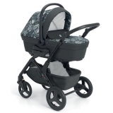 Універсальна коляска 3 в 1 CAM Dinamico Up Smart, сірий з чорним (897T/V90/990/819K) - Pampik