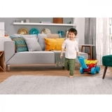 Тележка-каталка Mega Bloks Сортируем кубики, голубой с красным (FVJ47) - Pampik - 3