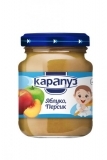 Пюре Карапуз Яблоко и персик, 125 г - Pampik