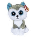 М'яка іграшка TY Beanie Boo's Хаскі Slush, 15 см (36006) - Pampik