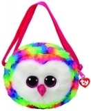 Сумка TY Gear Різнокольорова сова Owen, 20 см (95103) - Pampik