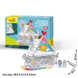 3D Пазл CubicFun іграшкових Будинок (P693h) - Pampik - 3