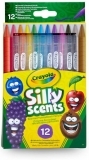Ароматизовані кольорові олівці, що викручуються Crayola Silly Scents, 12 шт. (68-7404) - Pampik