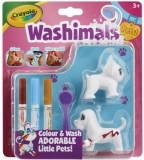 Набір з 2 фігурками собак і фломастерами Crayola Washimals Малюй і змивай (74-7252) - Pampik