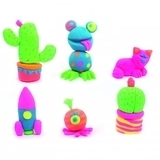 Набор для лепки Tutti-Frutti Фруктовые ароматы, неоновые цвета (BJTT15052) - Pampik - 2