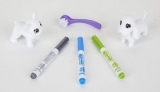 Набір з 2 фігурками собак і фломастерами Crayola Washimals Малюй і змивай (74-7252) - Pampik - 2