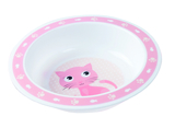 Тарілочка глибока Canpol Babies Кішечка, 270 мл, рожевий (4/412) - Pampik
