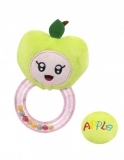Іграшка-брязкальце з кільцем Baby Team Яблучко (8506 Яблучко) - Pampik