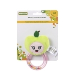 Іграшка-брязкальце з кільцем Baby Team Яблучко (8506 Яблучко) - Pampik - 2