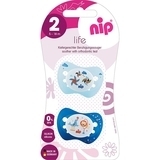 Пустышка Nip Чудесная жизнь №2 Цирк и ветрячки, 5-18 мес., голубой с синим, 2 шт. (31302) - Pampik - 5