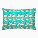 Наволочка Cosas Единороги, 60х40 см, бирюзовый - Pampik - 2