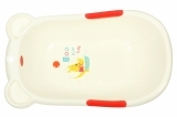 Дитяча ванночка зі зливом Same Toy BabaMama, білий з червоним (008Red) - Pampik - 3