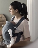 Рюкзак-кенгуру BabyBjorn Baby Carrier Mini, серый (21084) - Pampik - 5
