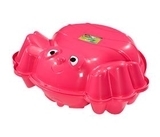 Пісочниця KHW Kunststoff Краб, подвійна, малиновий (72005) - Pampik