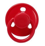 Пустушка латексна Lindo Малютка, кругла, 6-12 міс., червоний (Pk076/6-12 к) - Pampik - 3