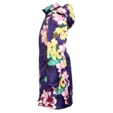 Пальто Huppa Luisa Dark Lilac Pattern, поліестер, р.134, фіолетовий (12430010-91373-134) - Pampik - 4