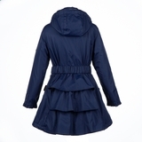 Пальто Huppa Leandra Navy, полиэстер, р.152, темно-синий (18030004-00086-152) - Pampik - 2