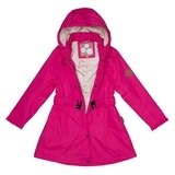 Пальто Huppa Leandra Fuchsia, поліестер, р.128, фуксія (18030004-00063-128) - Pampik - 3