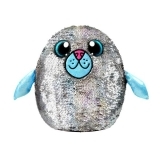 М'яка іграшка Shimmeez S2 Тюлень Аква, 36 см, сріблястий (SH01054S) - Pampik