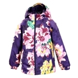 Куртка Huppa Alexis Dark Lilac Pattern, полиэстер, р.140, фиолетовый (18160010-91373-140) - Pampik