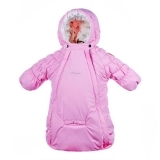 Конверт Huppa Zippy Light Pink, поліестер, р.62, рожевий (32130020-80003-062) - Pampik